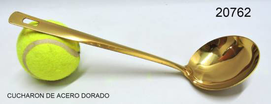 Imagen de CUCHARON DE ACERO DORADO 3.24